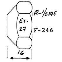 TUERCA PERNO RUEDA TRASERO FORD