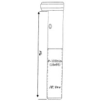 PERNO RUEDA TRASERA PEGASO 95MM