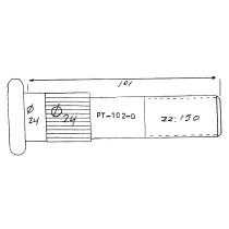 PERNO RUEDA DOBLE PLATAFORMA MONTENEGRO