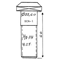 PERNO RUEDA DELANTERA SCANIA