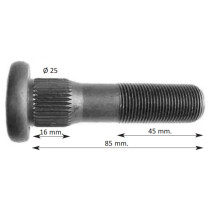 PERNO RUEDA DELANTERA RYME DAF MOD. 2800-3300