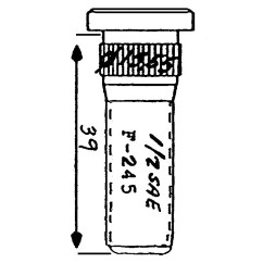 PERNO DELANTERO FORD ZETOR