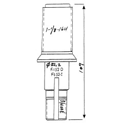 PERNO RUEDA ESPECIAL TRASERO IZQUIERDO-DERECHO EBRO
