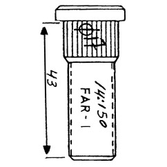PERNO RUEDA DELANTERO VARIAS MARCAS
