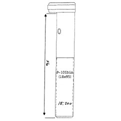 PERNO RUEDA TRASERA PEGASO 95MM