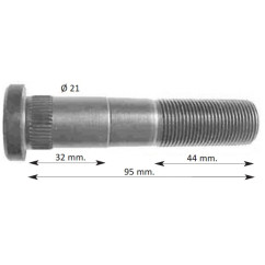 PERNO RUEDA TRASERA RYME RENAULT