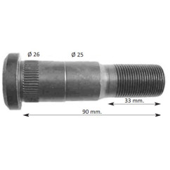 PERNO RUEDA DOBLE RYME FRUEHAUF TRAILOR